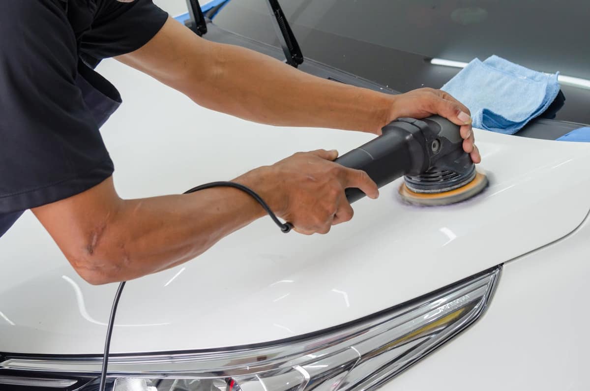 Ceramic coating application
